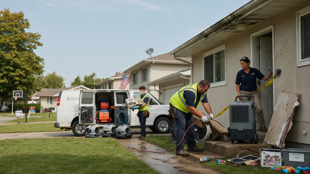Water Damage Restoration in Johnston City, IL near me